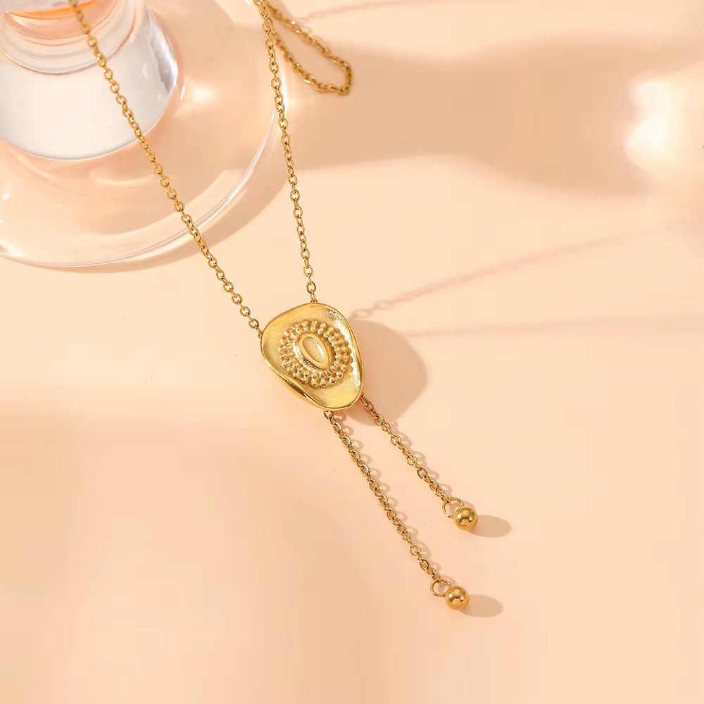 Western Muse Long Tassel Necklace – Bold Grace in Every Swing