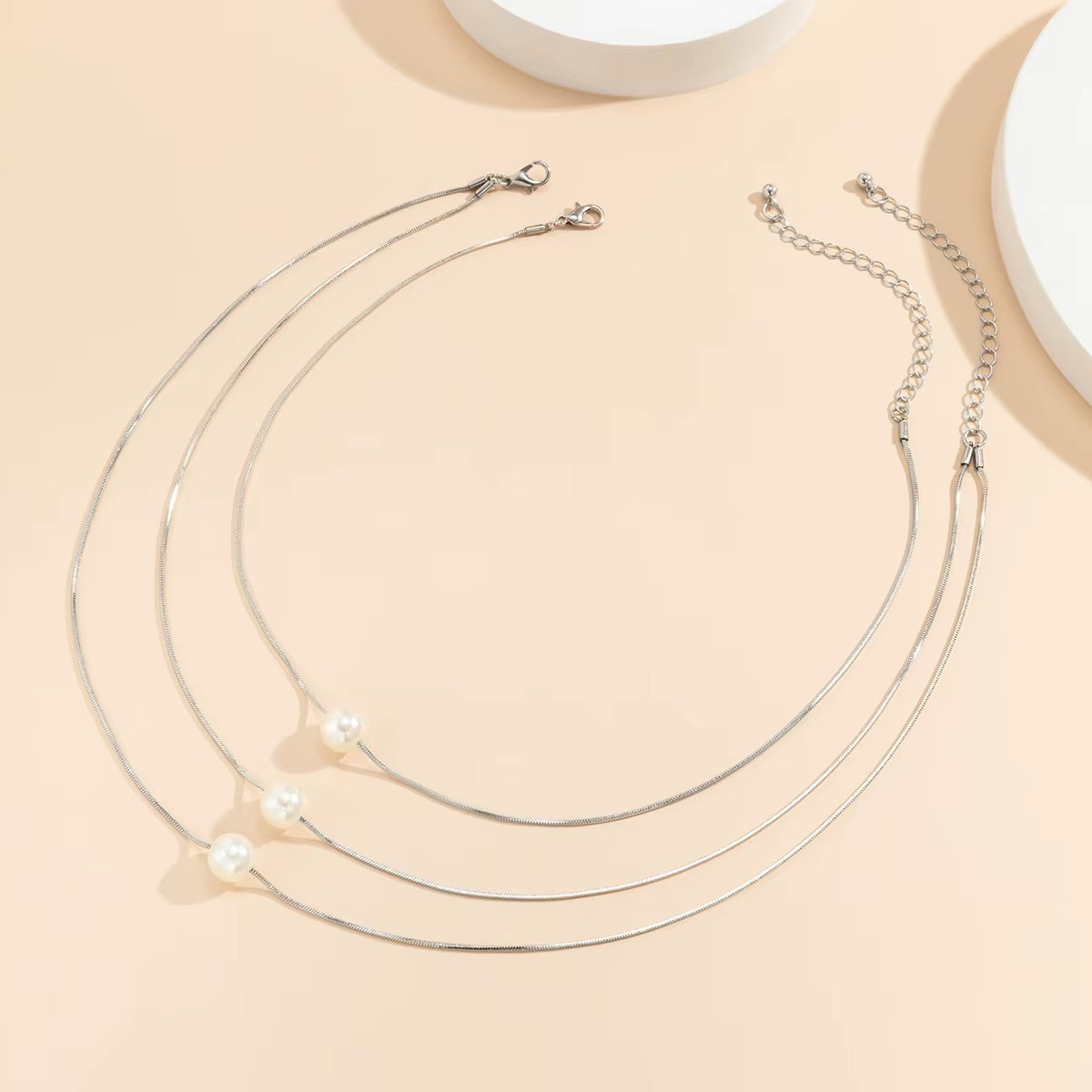 Lunara™ Boho Pearl Clavicle Necklace – Effortless Glow, Timeless Grace