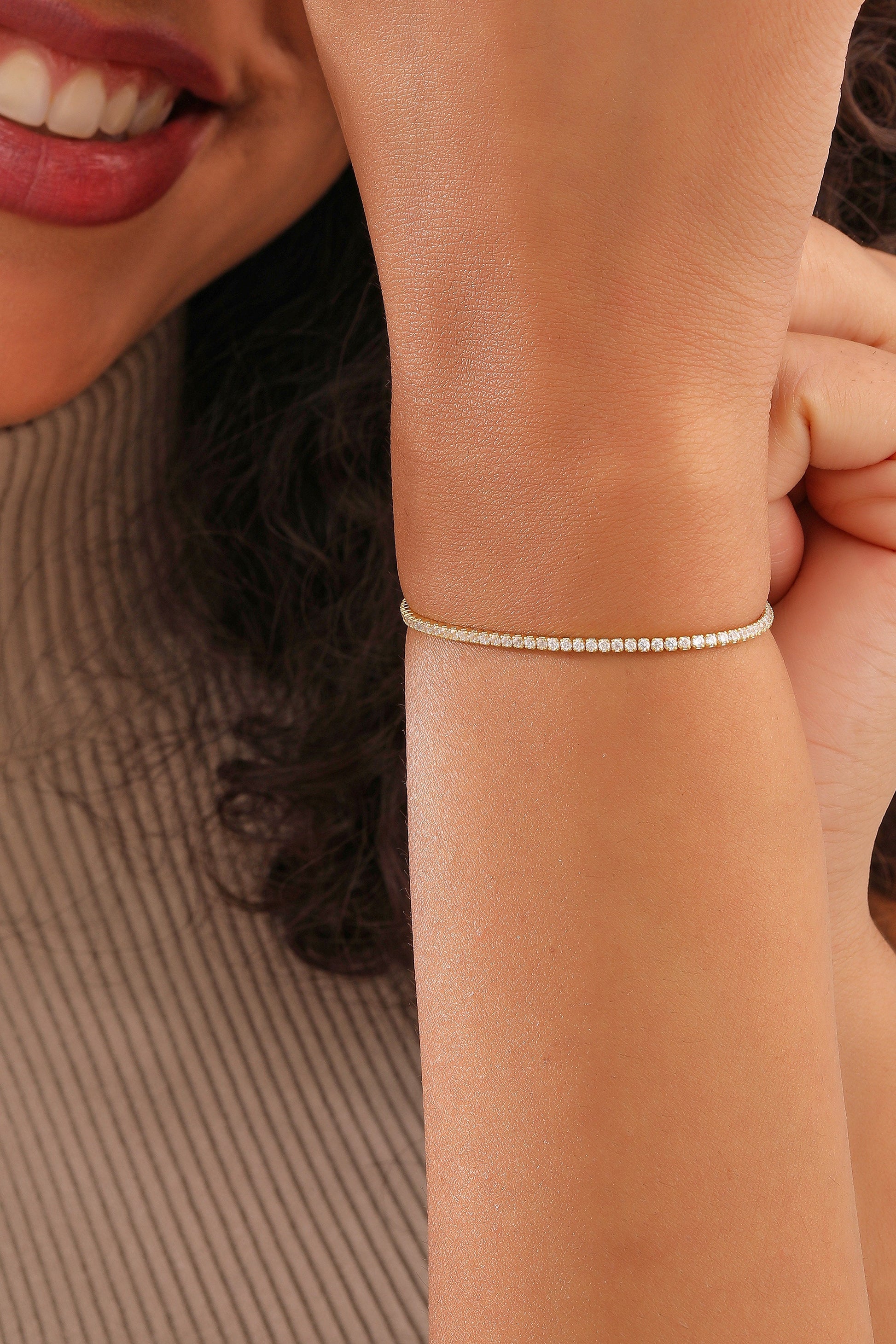 Radiant Grace Tennis Bracelet – A Sparkle of Elegance, Made to Remember